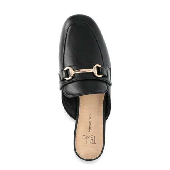 Time and Tru Women's Horsebit Slip-on Mules - Picture 4 of 5